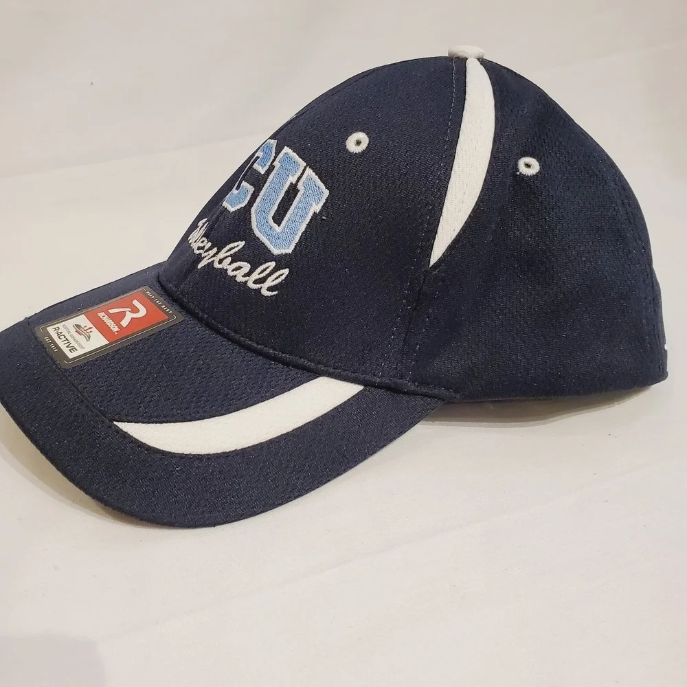 CCU Volleyball Cap Colorado Christian University Dark Blue Hook and Loop R-ACTIV